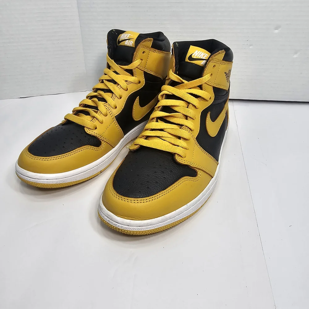 Nike Air Jordan Retro 1 High OG Pollen Size 8 Shoes Sneakers 555088 701 - Picture 3 of 11